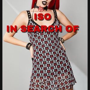 ISO widow antisocial anthem dress